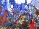 Kirsten LOVING the her time in the Tarot garden